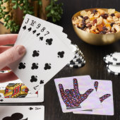 Love Hand Sign-speelkaarten Speelkaarten (Insitu)