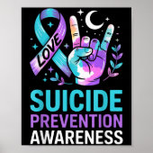 Love Hand Sign Suicide Prevention Awareness Week S Poster (Voorkant)