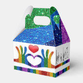 Love Hands and Heart Favor Box Bedankdoosjes (Achterkant)