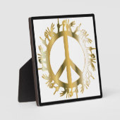 LOVE HANDS PEACE SIGN FOTOPLAAT (Voorkant)