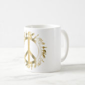 LOVE HANDS PEACE SIGN KOFFIEMOK (Voorkant rechts)