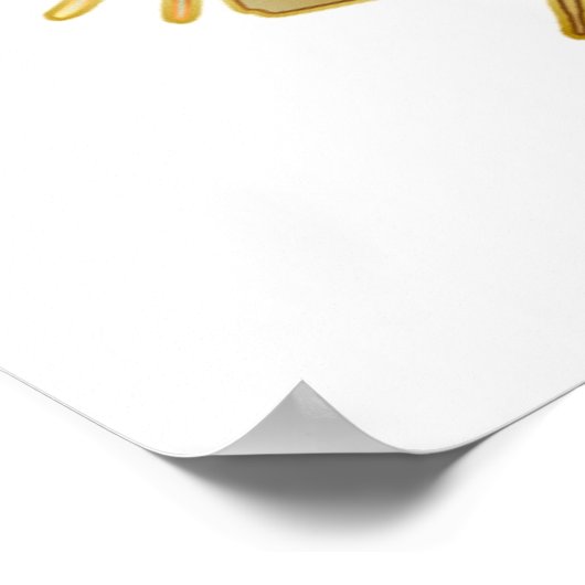 LOVE HANDS PEACE SIGN POSTER (Hoek)