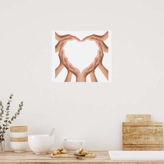 Love Hands Poster (Keuken)
