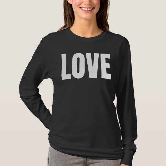 Love Handwrite Love T-shirt (Voorkant)