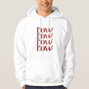 Love Happy Valentijnsdag Valentijn paar Hoodie