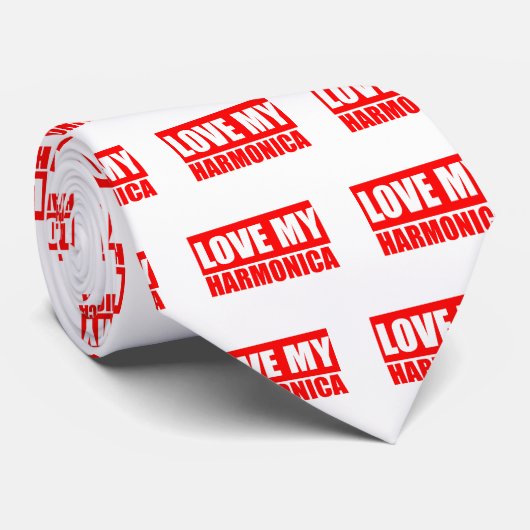 Love Harmonica Stropdas (Opgerold)