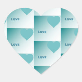 Love. Hart Sticker