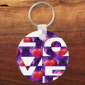 LOVE-harten Sleutelhanger (Voorkant)