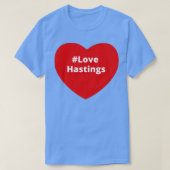 Love Hastings Hashtag Heart T-shirt (Design voorkant)