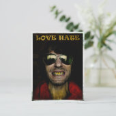 Love Hate Briefkaart (Staand voorkant)