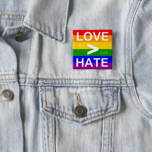 "Love > Hate" Button (In situ)