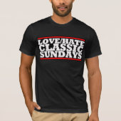 LOVE/HATE CLASSIC SUNDAYS Logo T-shirt (Voorkant)