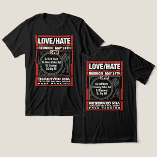 LOVE/HATE CLASSIC SUNDAYS Reunion Tee #2 Tri-Blend Shirt