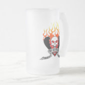 Love Hate Love Tattoo Beer Mok (Voorkant rechts)