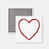 Love & Hate Magnet Sjabloon (Voorkant / Achterkant)