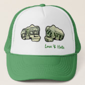 love & hate trucker pet (Voorkant)
