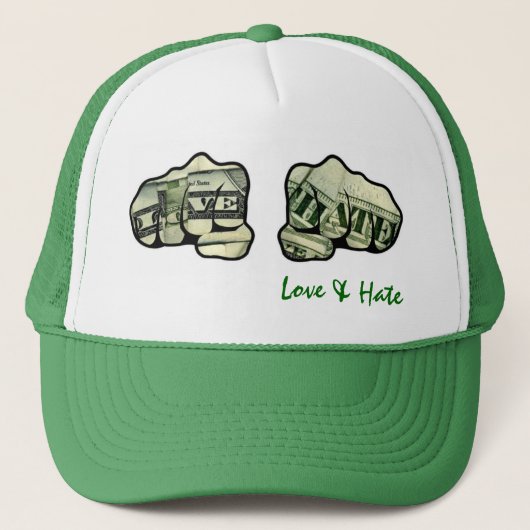 love & hate trucker pet (Voorkant)