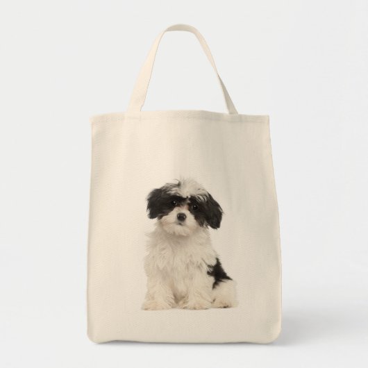Love Havanese Puppy Dog Canvas tas (Voorkant)