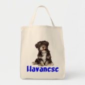 Love Havanese Puppy Dog Canvas tas (Voorkant)