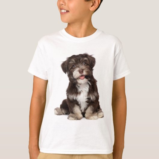 Love Havanese Puppy Dog Tee Shirt (Voorkant)