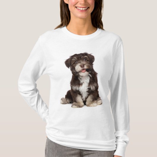 Love Havanese Puppy Dog Tee Shirt (Voorkant)