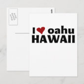 Love Hawaii Briefkaart (Voorkant / Achterkant)