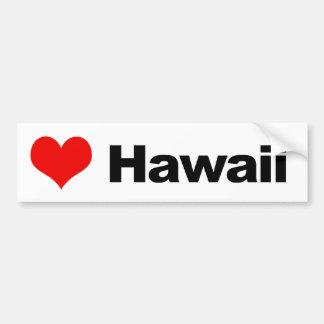 Love Hawaii Bumpersticker