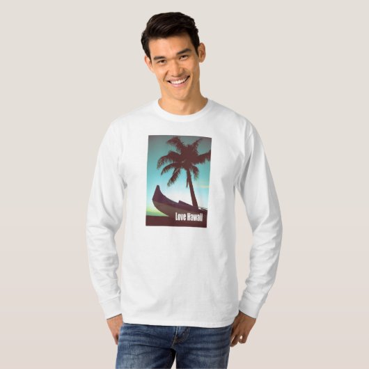 Love Hawaii T-shirt (Voorkant volledig)