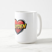 Love Hayden Koffiemok (Voorkant rechts)