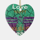 Love Heals Keramisch Ornament (Rechts)