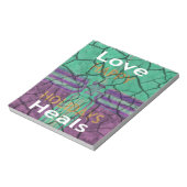 Love Heals Notitieblok (Linkerzijde)