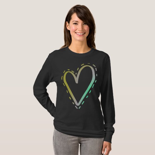 Love Heart 22 T-shirt (Voorkant volledig)