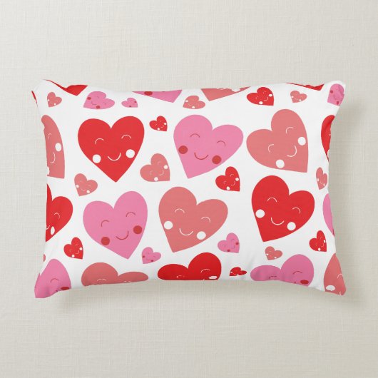 Love Heart Accent Kussen (Voorkant)