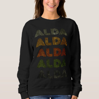 Love Heart Alda GrungeVintage Style Black Alda Trui