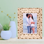 Love Heart Always en Forever Naam en foto 5x7 Gegraveerde Lijstjes