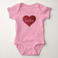 Love Heart Baby Creeper