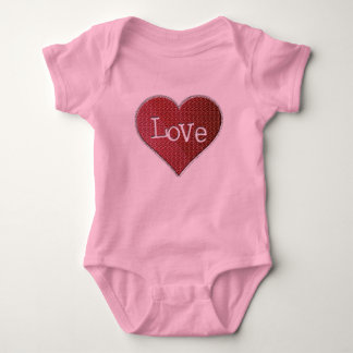 Love Heart Baby Creeper Romper