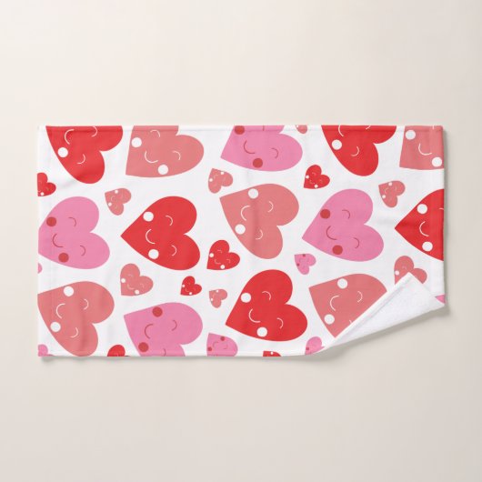 Love Heart Bad Handdoek (Handdoek)