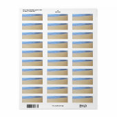 Love Heart Beach Etiket (Full Sheet)