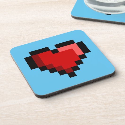 Love Heart Bier Onderzetter (Linkerzijde)