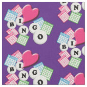 Love Heart Bingo Stof (Close Up)