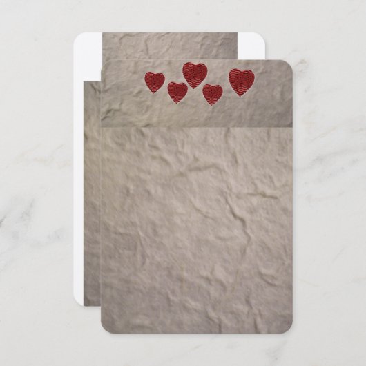 Love Heart Bladwijzer (Voorkant / Achterkant)