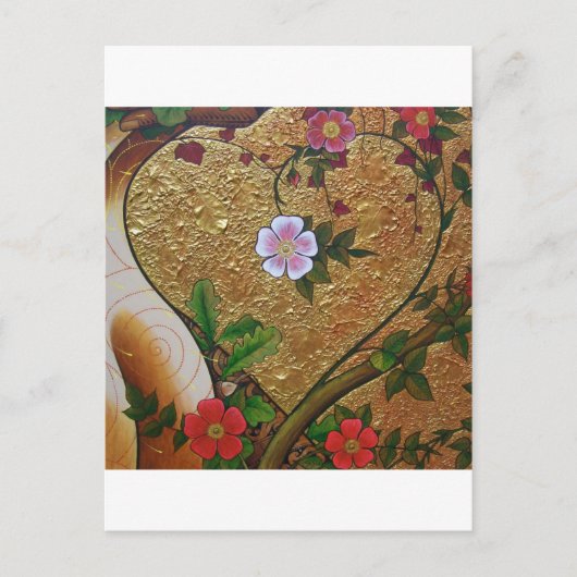 Love Heart Briefkaart (Voorkant)