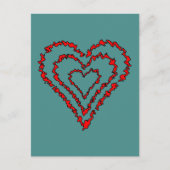 Love Heart Briefkaart (Voorkant)