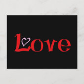 Love Heart Briefkaart (Voorkant)