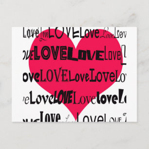 Love Heart Briefkaart