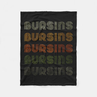 Love Heart Bursins T-shirt Grunge stijl zwart Fleece Deken