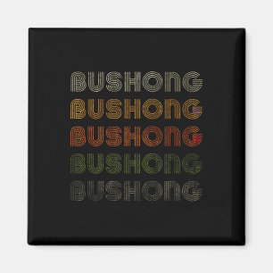 Love Heart Bushong T-shirt Grunge Style Zwart Magneet