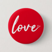 Love Heart Button Pin (Voorkant)