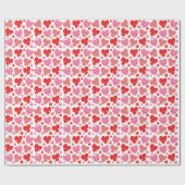 Love Heart Cadeaupapier (Vlak)